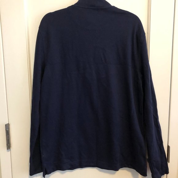 Blue Zip Up Sweater - Picture 3 of 3